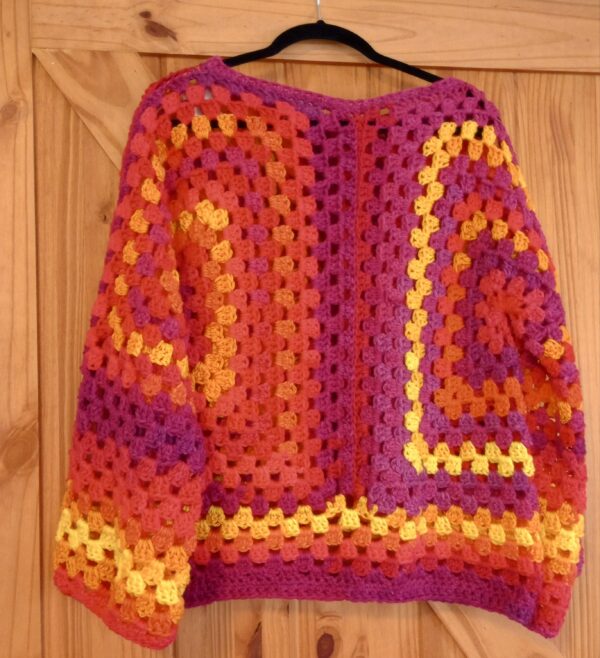 Sunshine Vibes Handmade Crochet Sweater