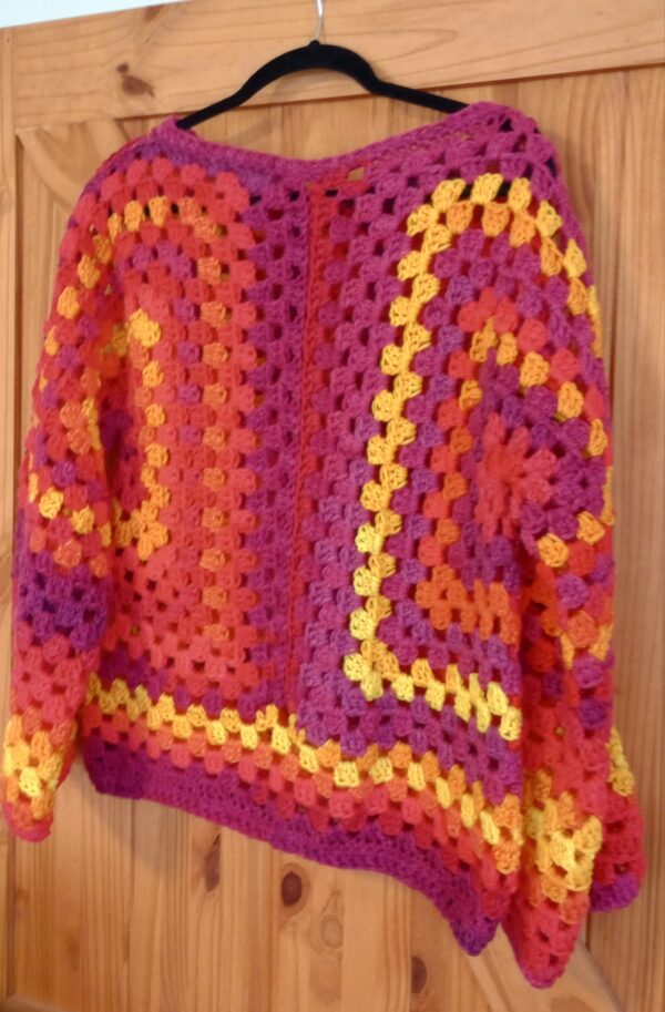 Sunshine Vibes Handmade Crochet Sweater - Image 2